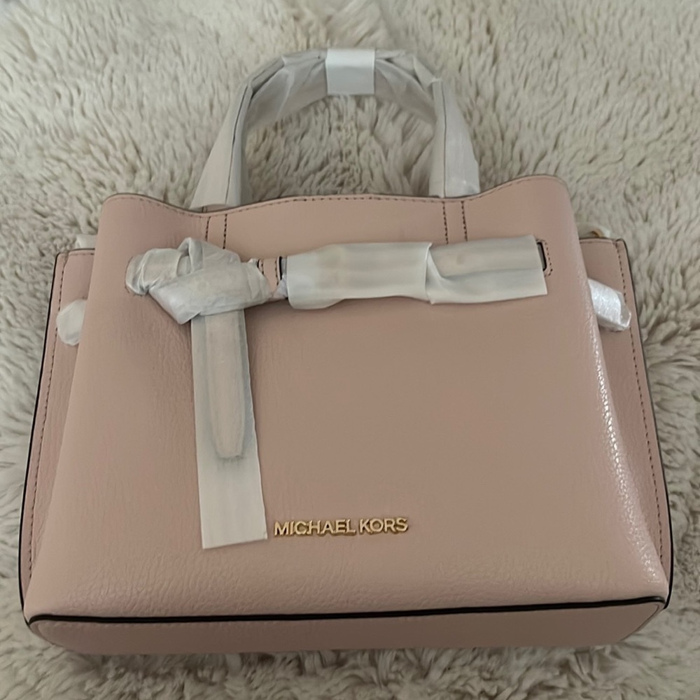 NWT Michael Kors Emilia leather satchel